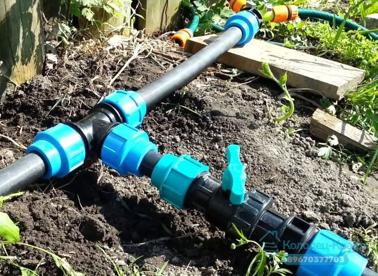 Наружная разводка водопровода